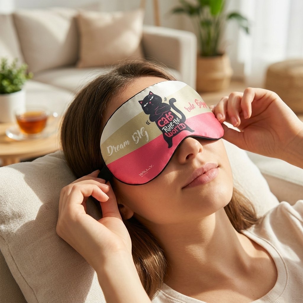 MASCHERA REFRIGERANTE PER OCCHI GATTO