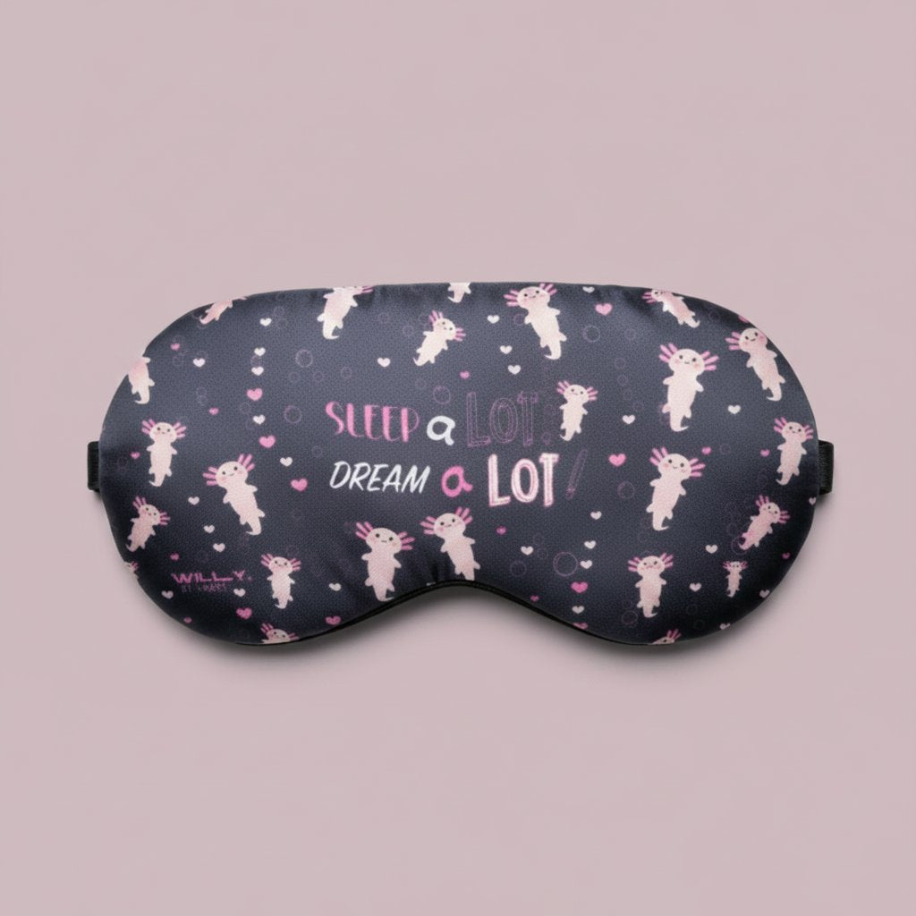 MASCHERA REFRIGERANTE PER OCCHI AXOLOTL