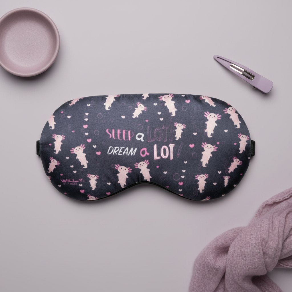 MASCHERA REFRIGERANTE PER OCCHI AXOLOTL
