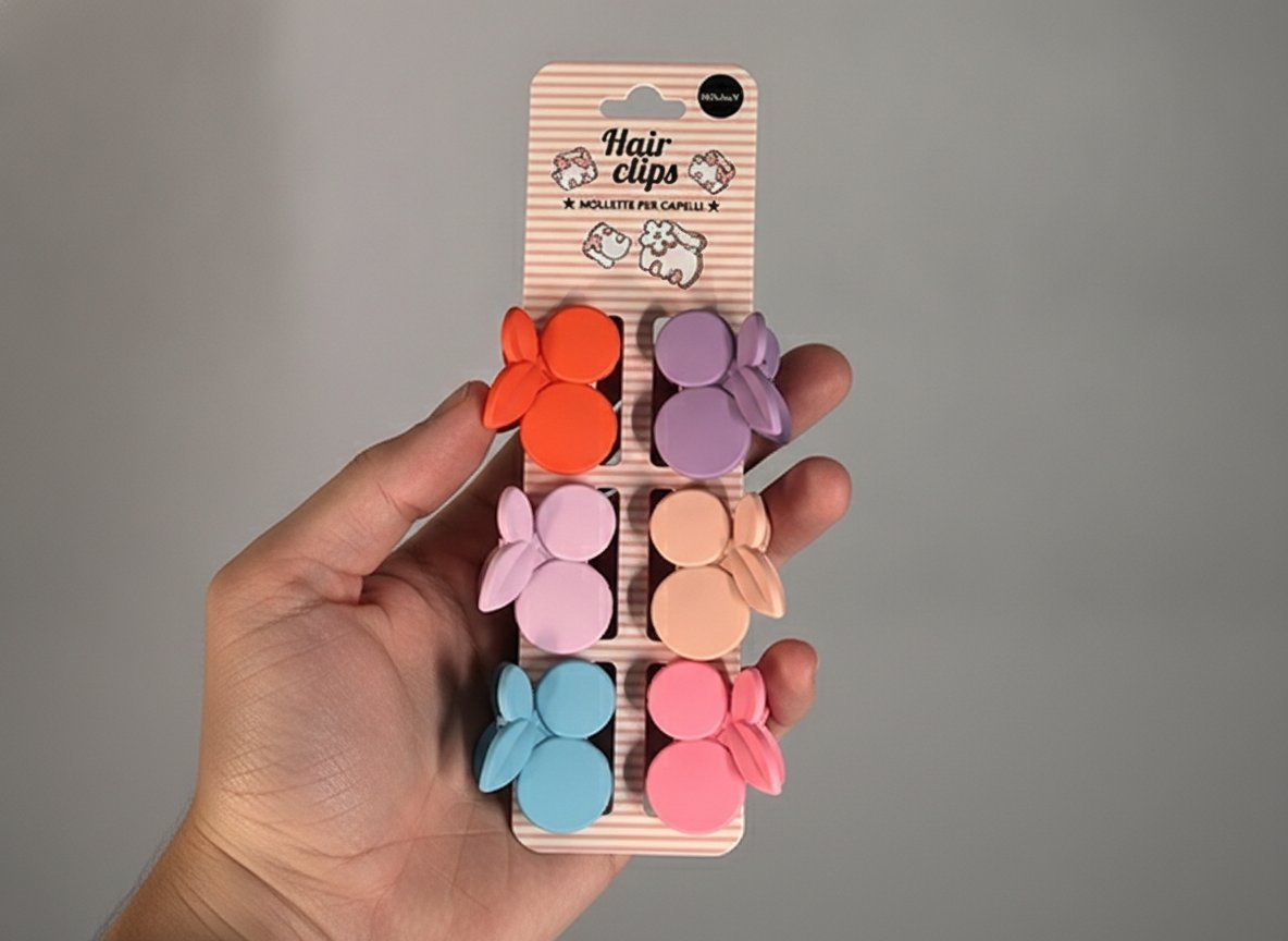 SET 6 PINZE PER CAPELLI