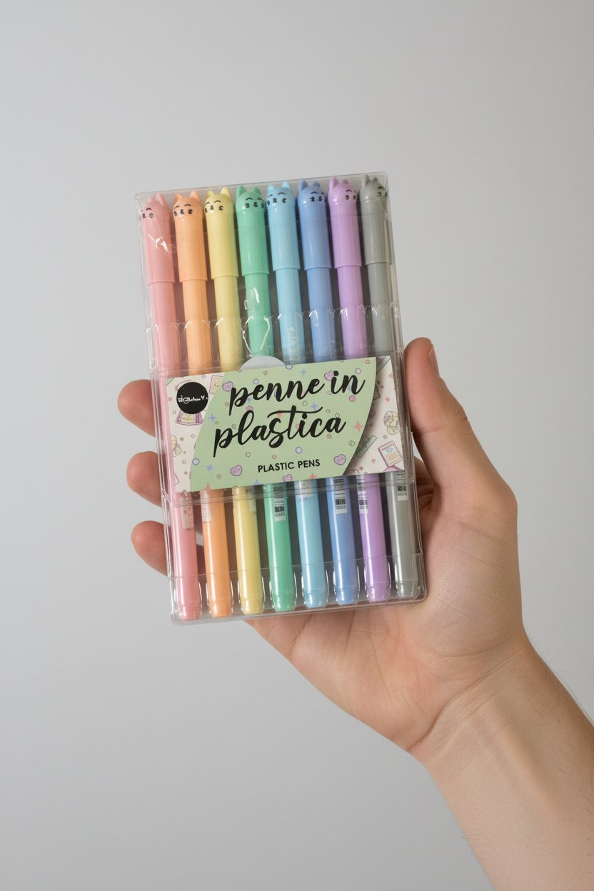 SET 8 PENNE COLORATE