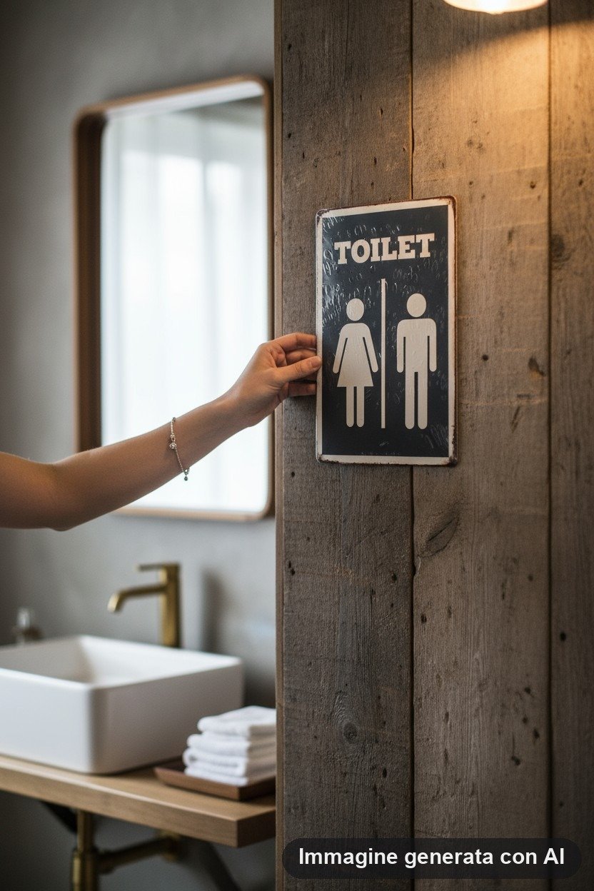 PLACCA TOILET