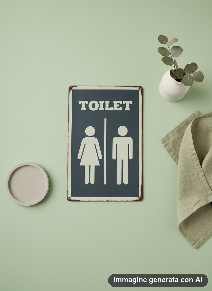 PLACCA TOILET