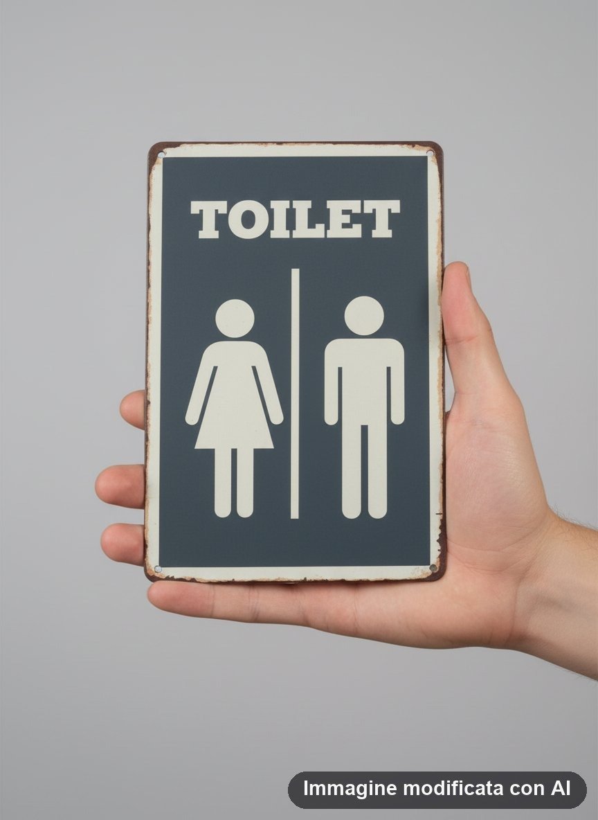 PLACCA TOILET