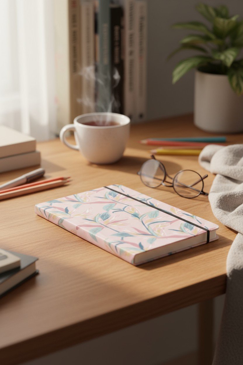 NOTEBOOK A6 CON LACCIO LEAVES