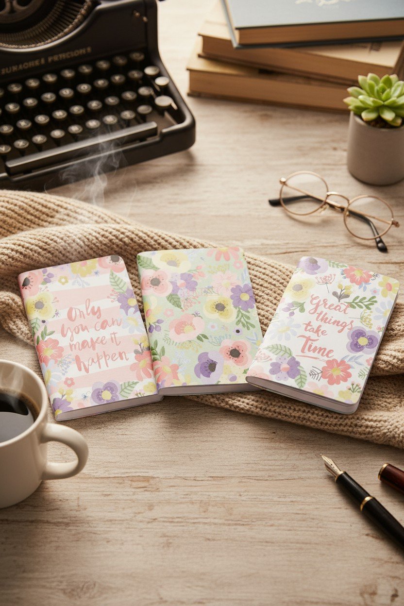 NOTEBOOK A5 FLOWERS