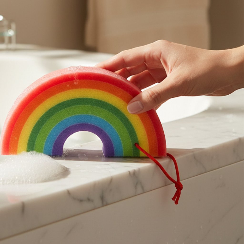 SPUGNA DA BAGNO ARCOBALENO