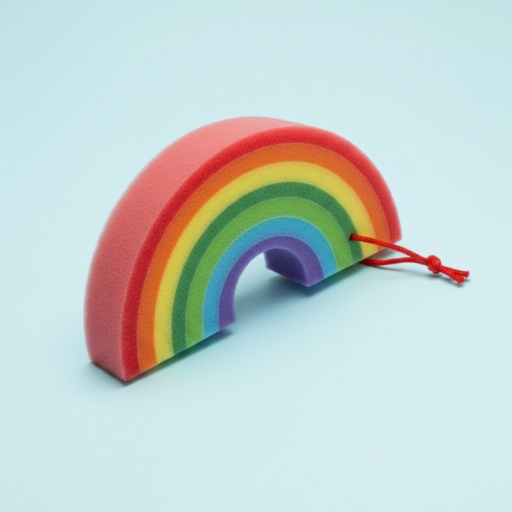 SPUGNA DA BAGNO ARCOBALENO