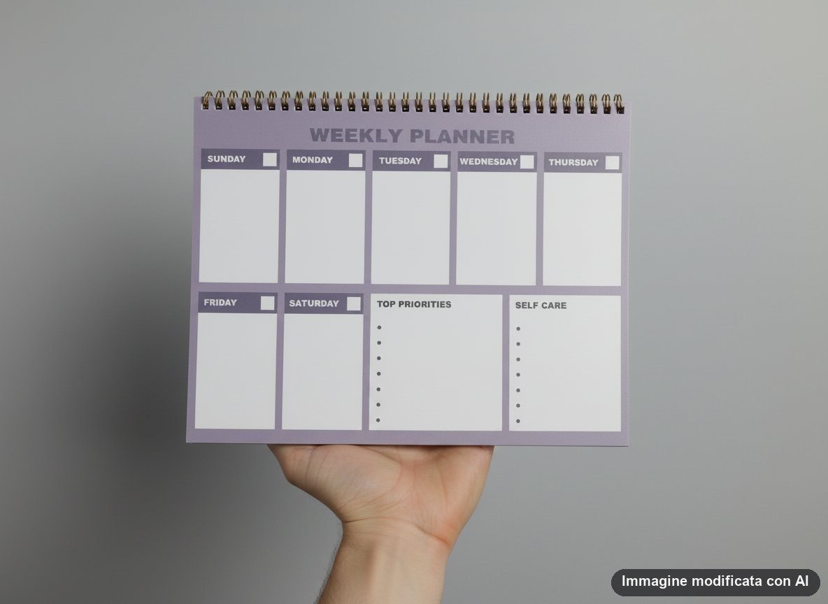 PLANNER SETTIMANALE