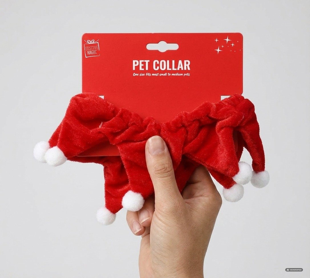 COLLARE PER ANIMALI XMAS