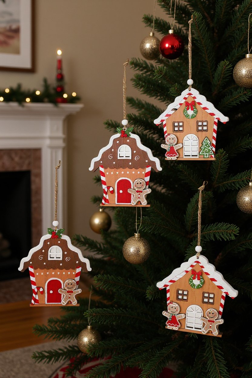 DEC. ALBERO CASINA GINGERBREAD XMAS