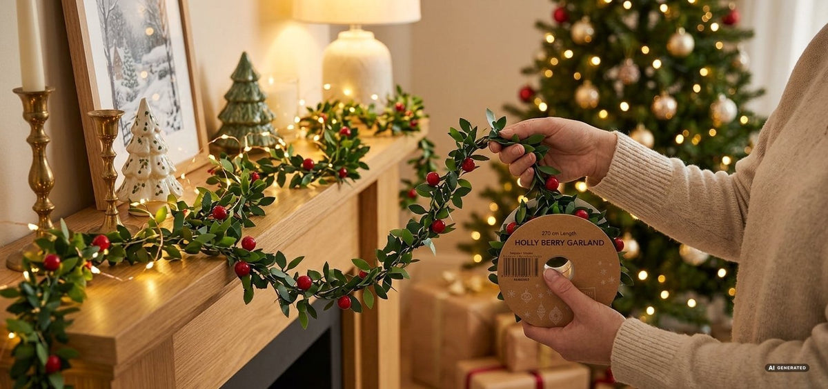 FILO HOLLY & BERRIES 2,7M