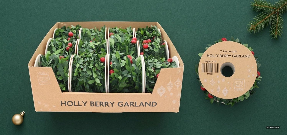 FILO HOLLY & BERRIES 2,7M