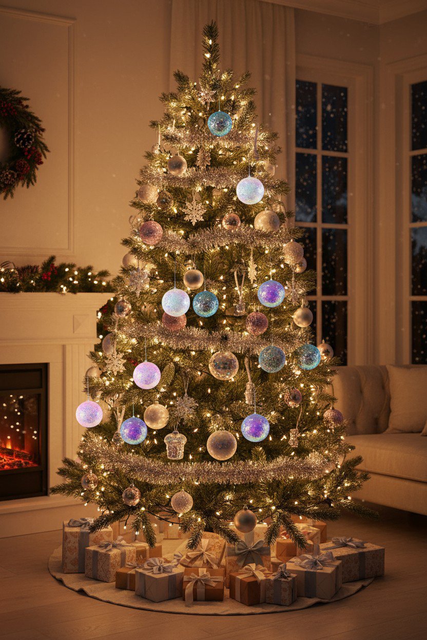PALLA ALBERO GLITTER XMAS