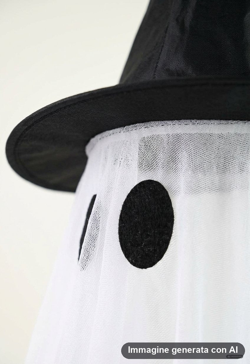 FANTASMA APPESO CON CAPPELLO STREGA