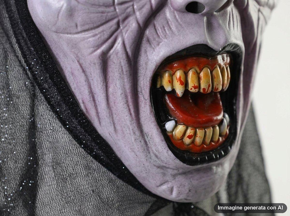 MASCHERA CON CAPPUCCIO FANTASMA