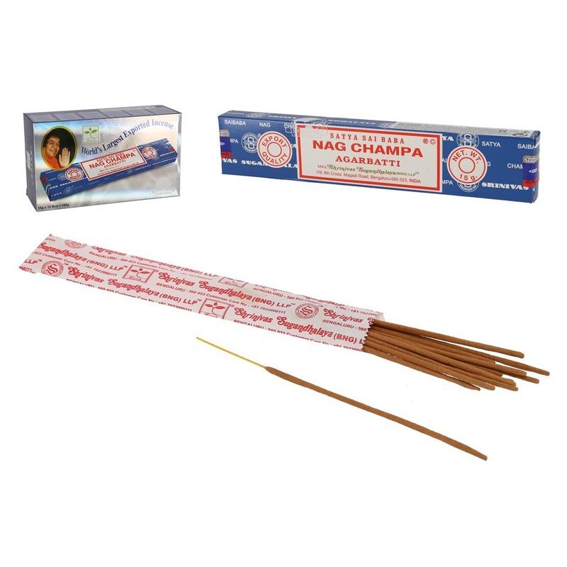 INCENSO 15G 12 BASTONCINI SAI BABA NAGCHAMPA