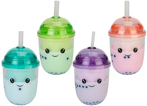 BICCHIERE BUBBLE TEA CON CANNUCCIA