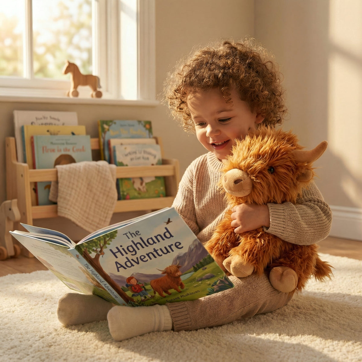 PELUCHE MUCCA DELLE HIGHLAND