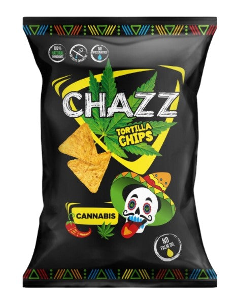CHAZZ TORTILLAS CHIPS CANNABIS E JALAPENO