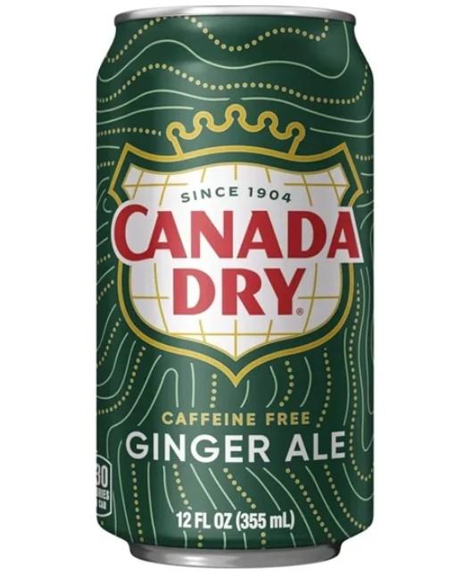 CANADA DRY GINGER ALE SODA 355 ML