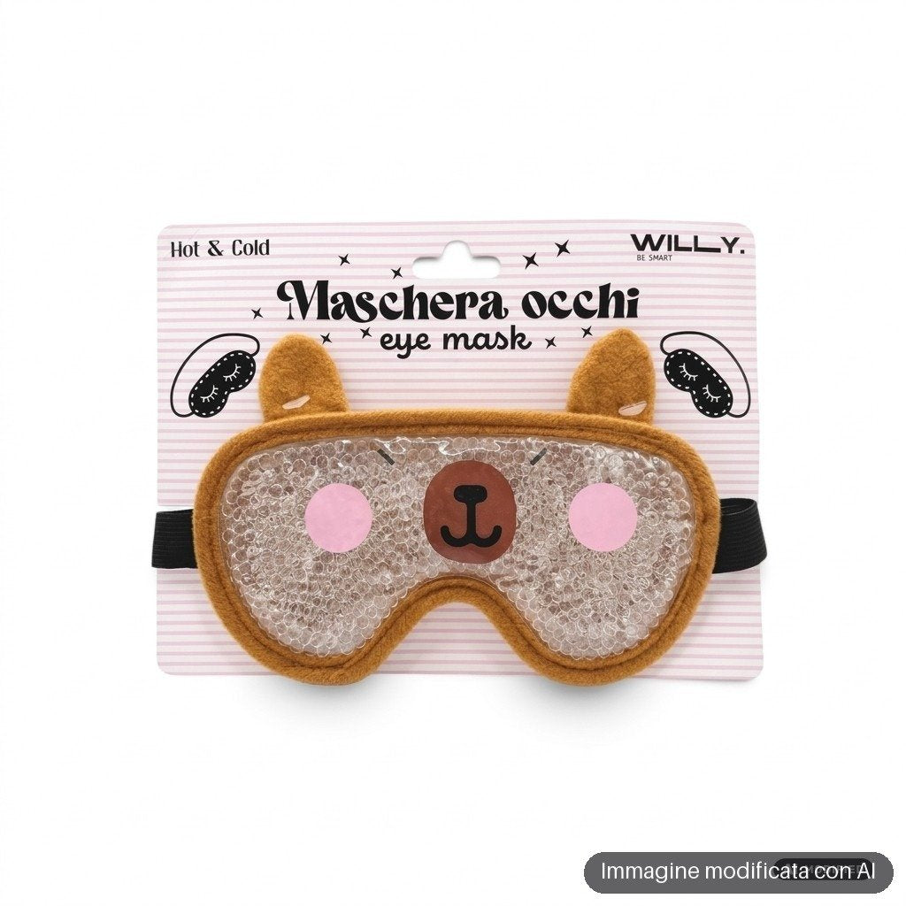 MASCHERA REFRIGERANTE OCCHI CAPIBARA