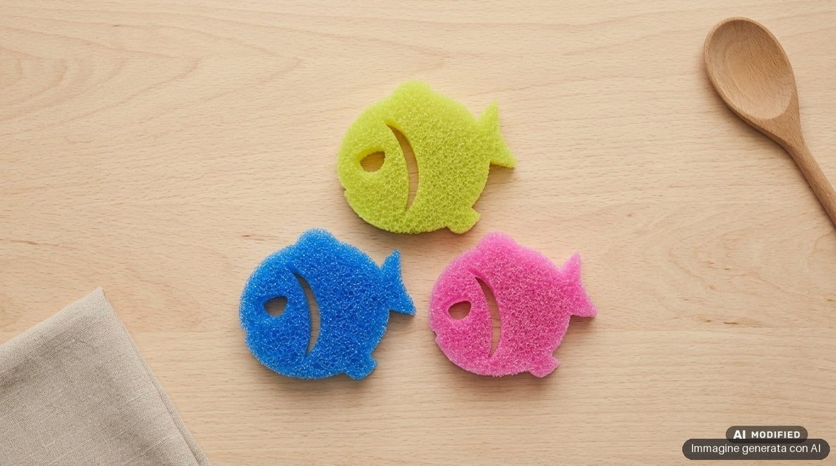 SPUGNA MAGIC SCRUB FISH