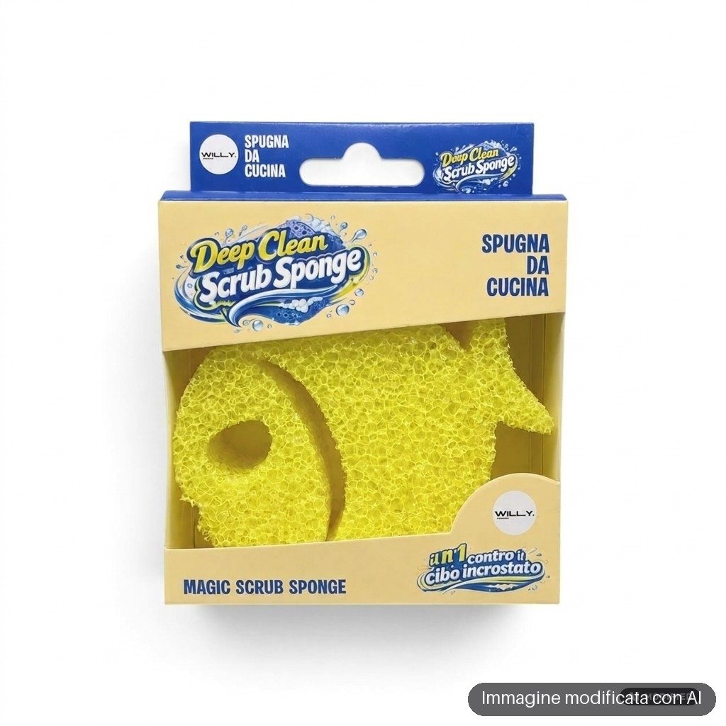 SPUGNA MAGIC SCRUB FISH