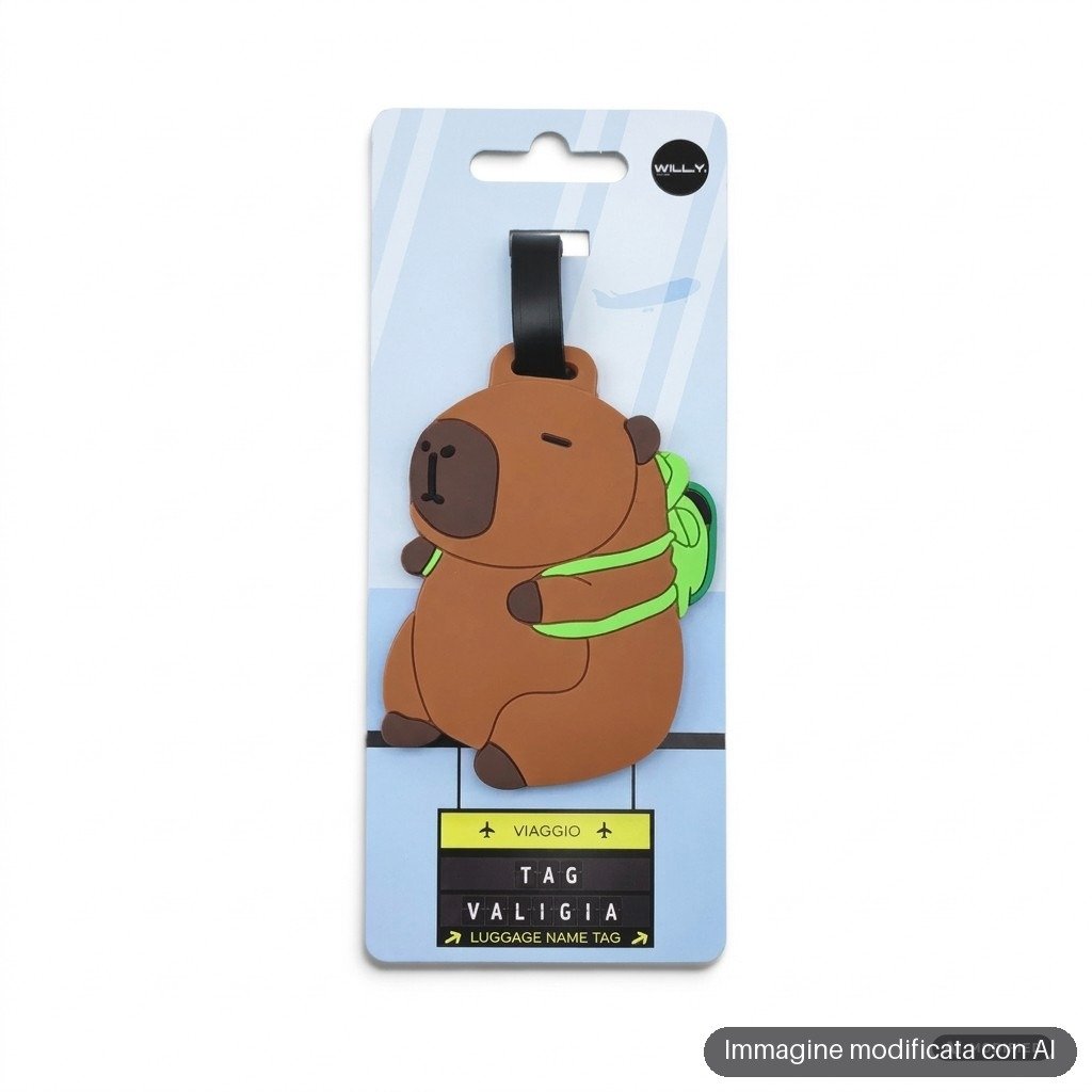 TARGHETTA VALIGIA CAPYBARA