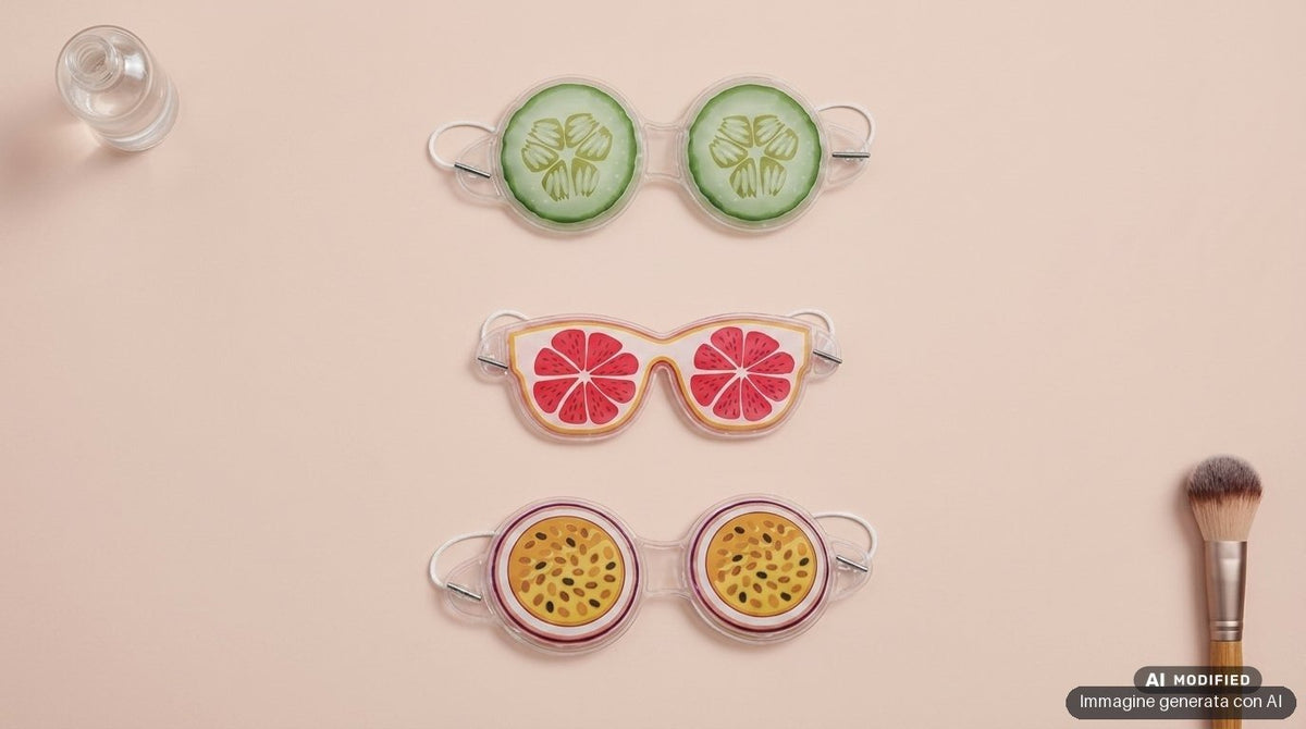 MASCHERA REFRIGERANTE OCCHI FRUIT