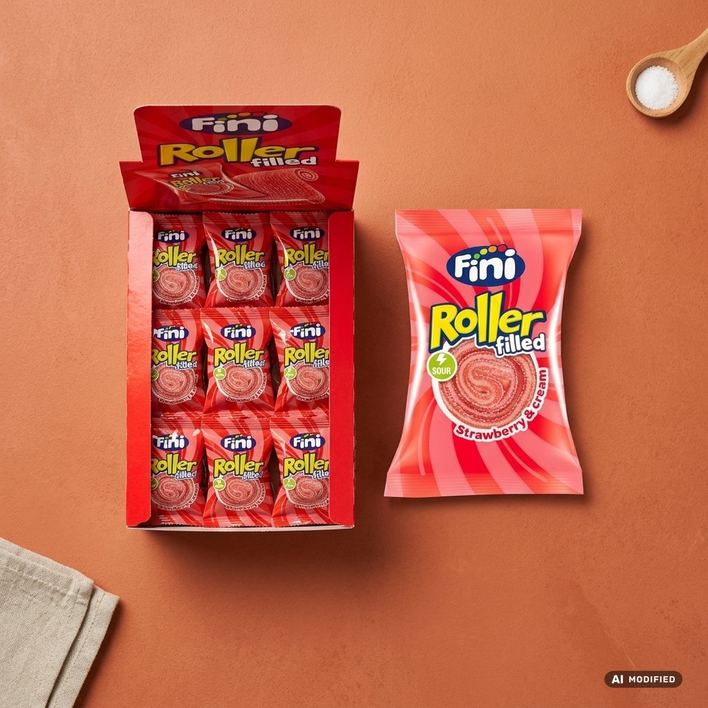 ROLLER MIX FRAGOLA RIPIENO 20 GR