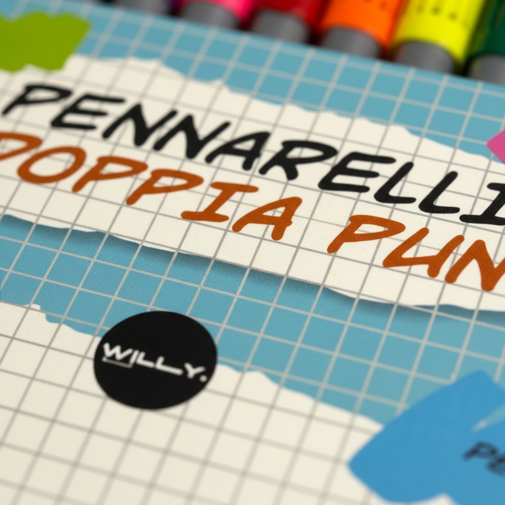 SET 10 PENNARELLI PUNTA DOPPIA