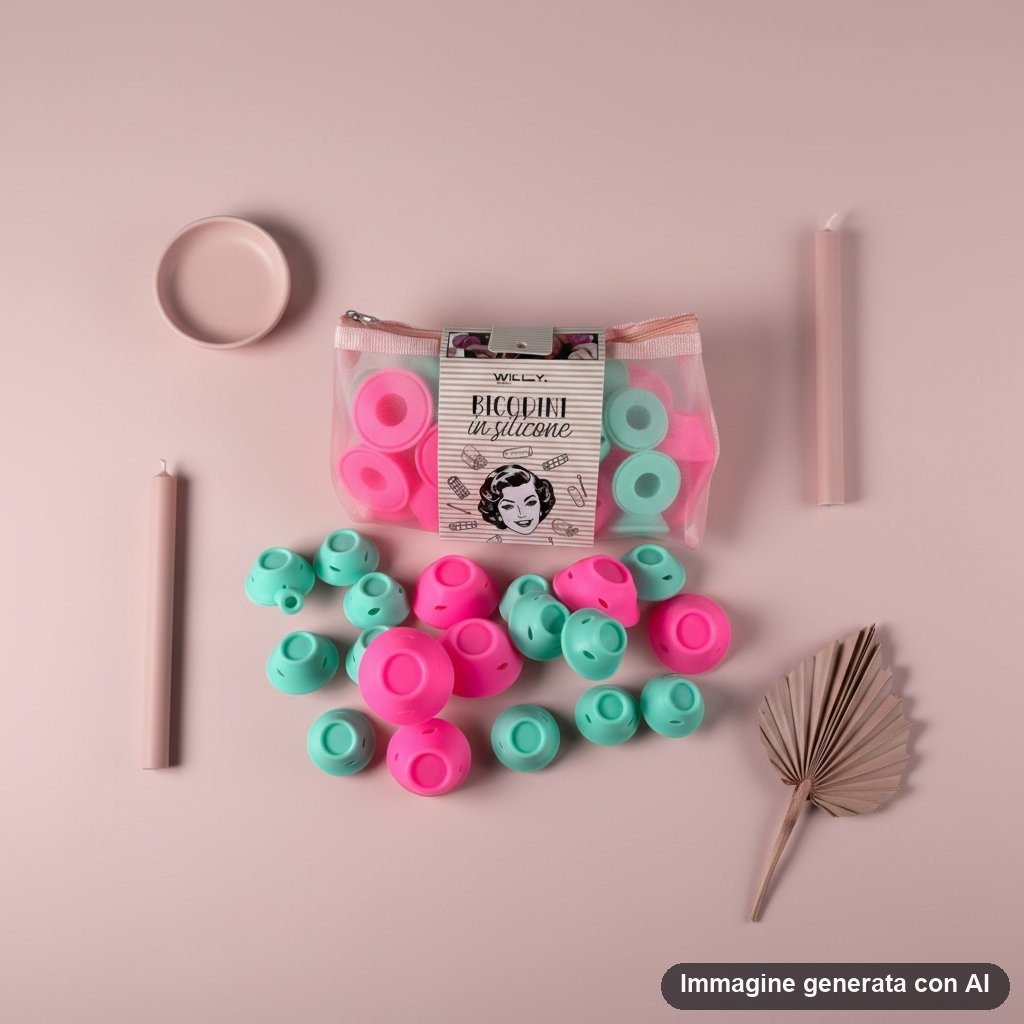SET 40 PEZZI PER RICCIOLI CAPELLI