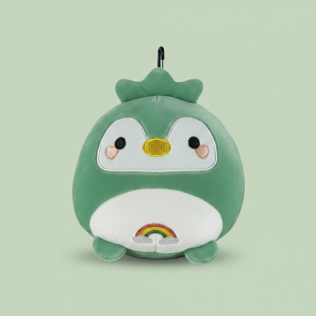 CUSCINO DA VIAGGIO CON MASCHERA PINGUINO