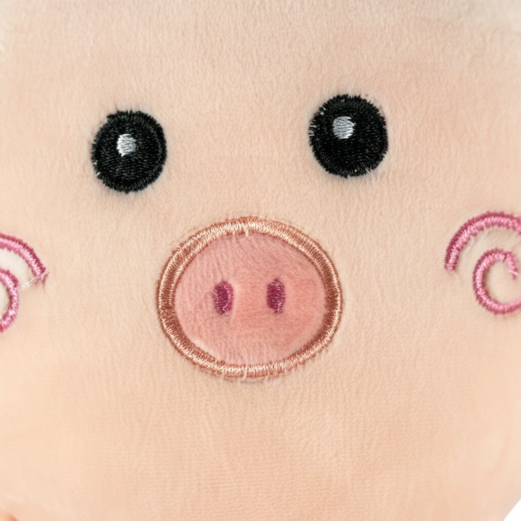 CUSCINO DA VIAGGIO CON MASCHERA MAIALE