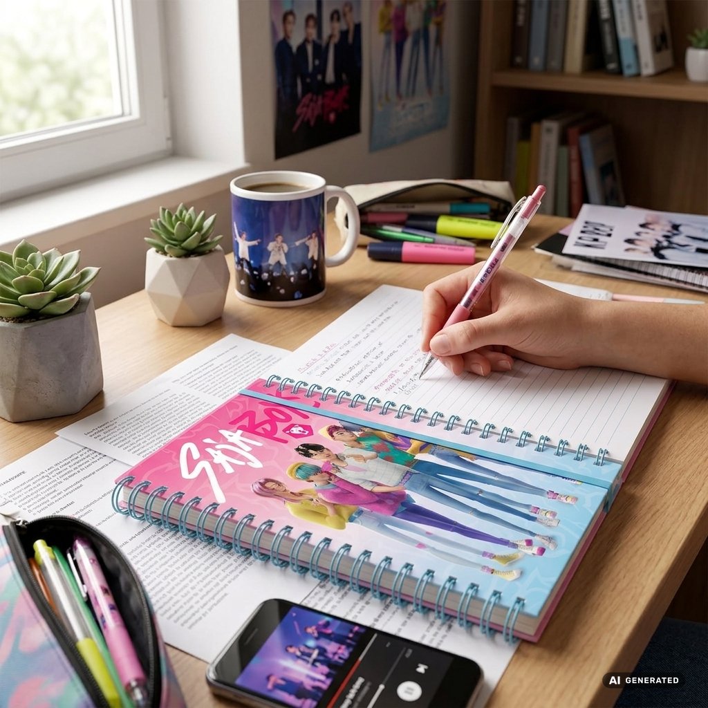 QUADERNO A5 SPIRALE K-POP DEMON HUNTERS SAJA BOYS