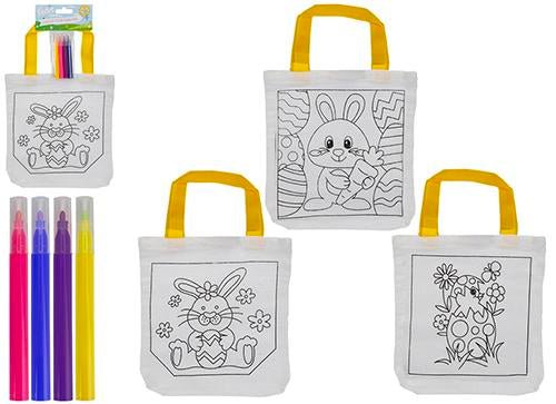 BORSA DA COLORARE PASQUA - Willy Be Smart