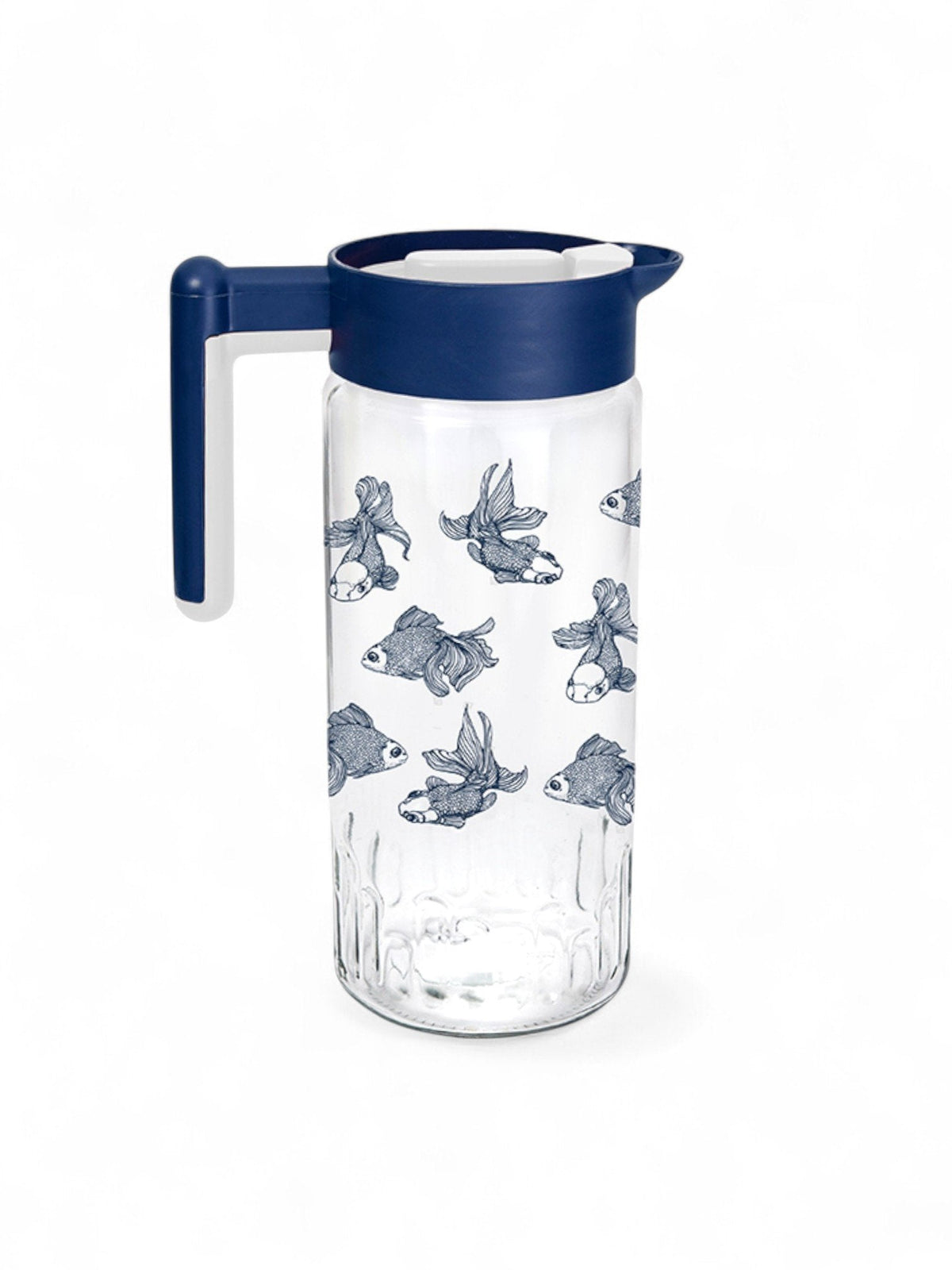 CARAFFA VETRO FISHES 1,50LT - Willy Be Smart