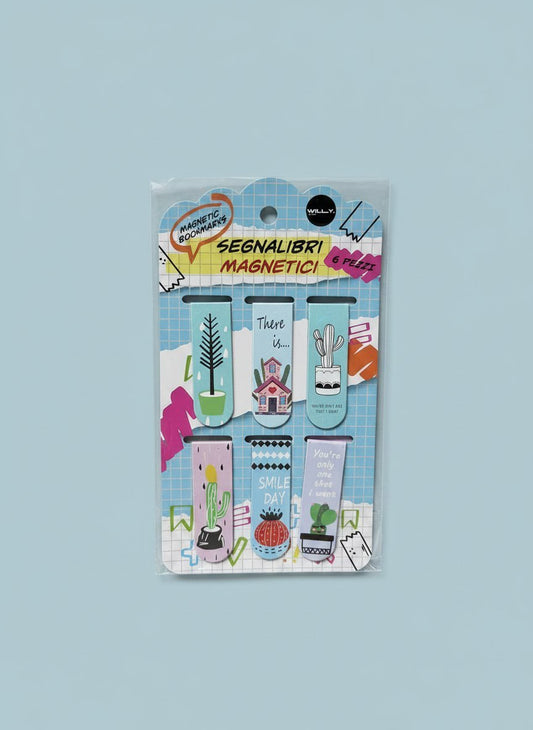 SET 6 SEGNALIBRO CACTUS - Willy Be Smart