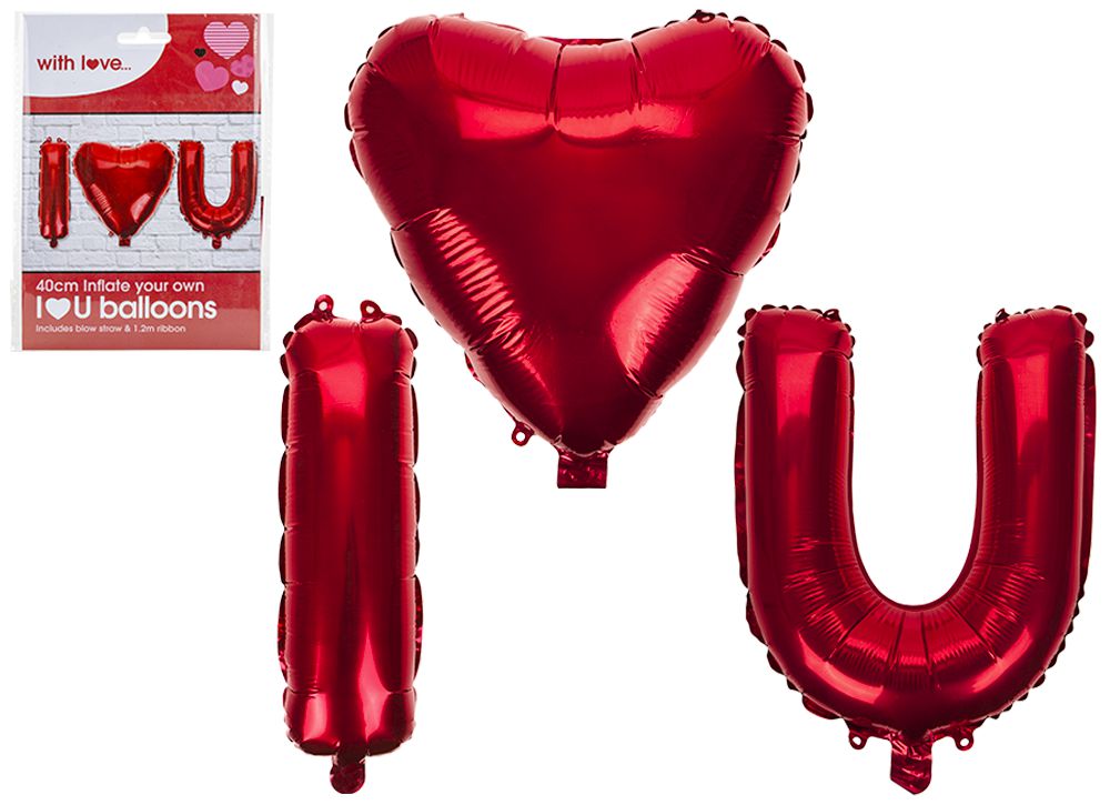 SET PALLONCINI I LOVE YOU