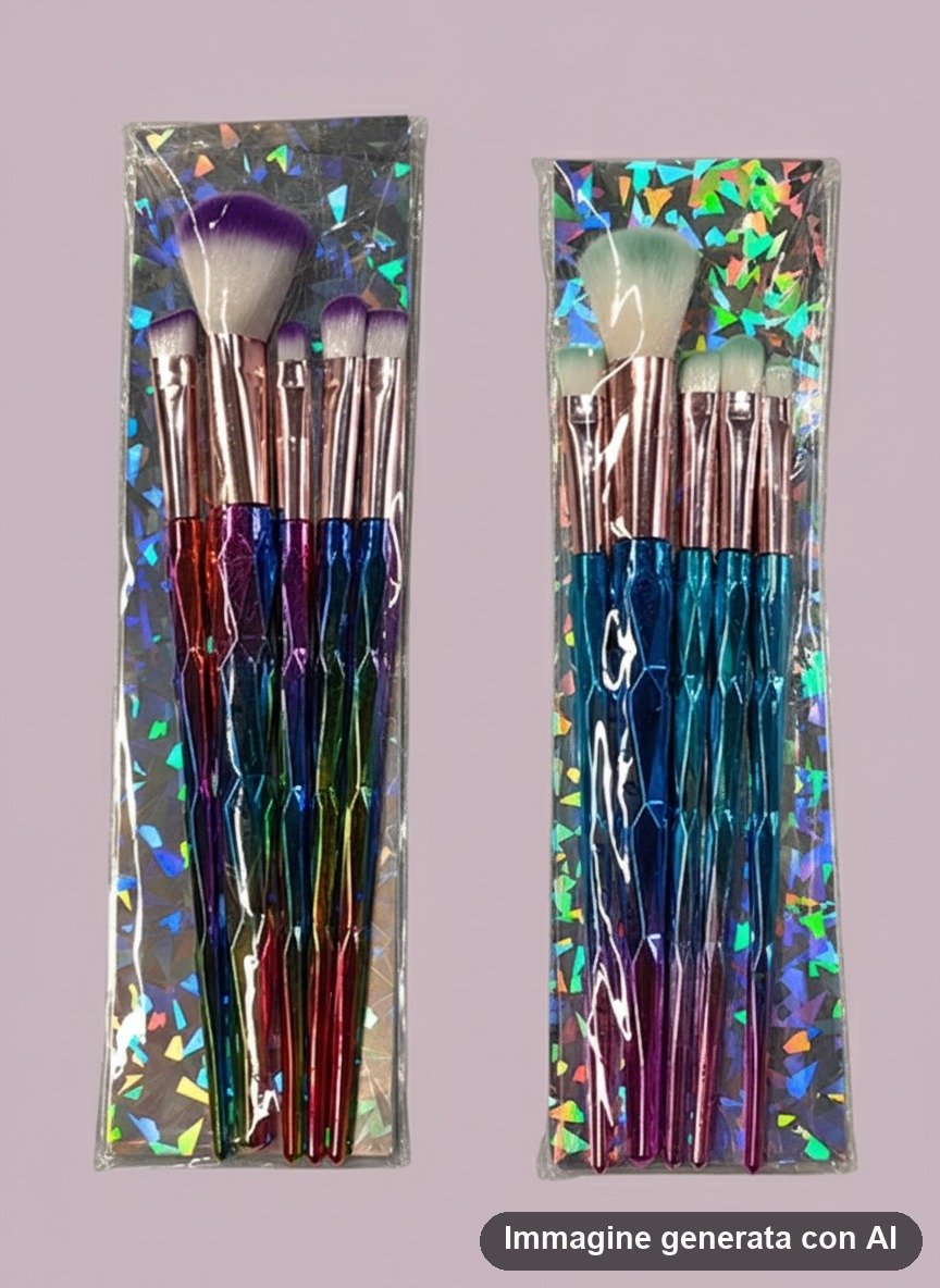 SET 5 PENNELLI TRUCCO