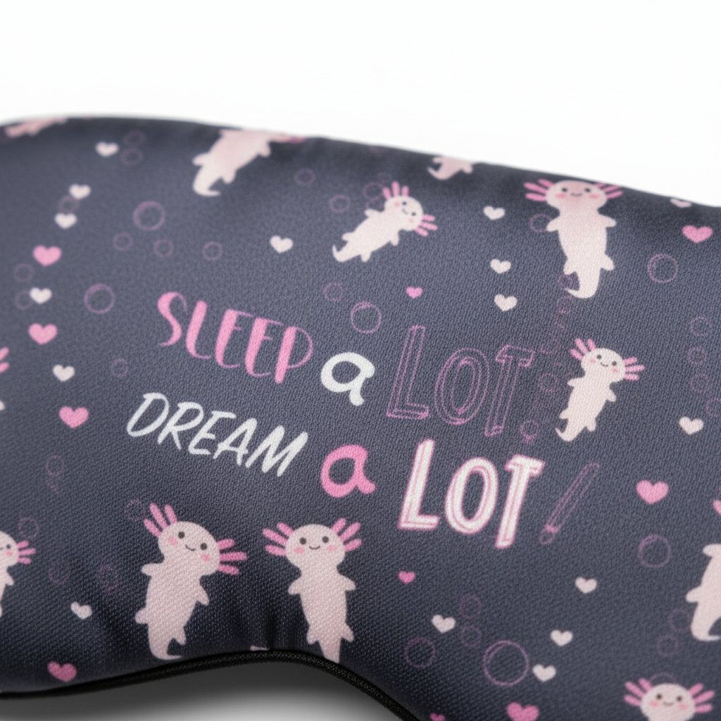 MASCHERA REFRIGERANTE PER OCCHI AXOLOTL