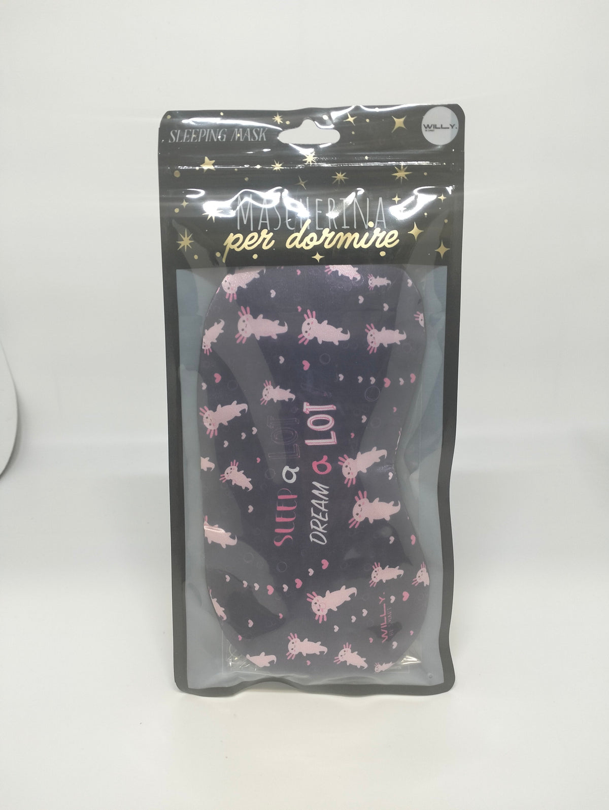 MASCHERA REFRIGERANTE PER OCCHI AXOLOTL