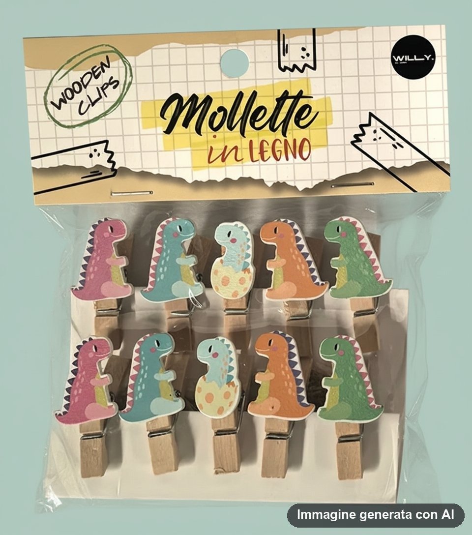 SET 10 MOLLETTE LEGNO TREX