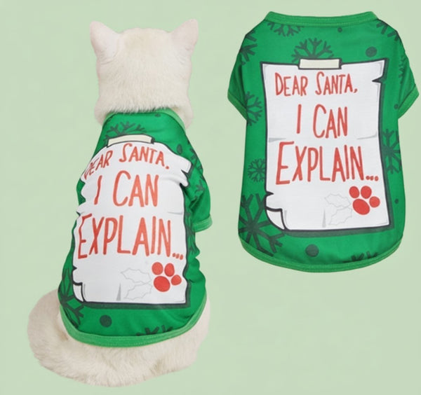 VESTITO PER ANIMALI I CAN EXPLAIN