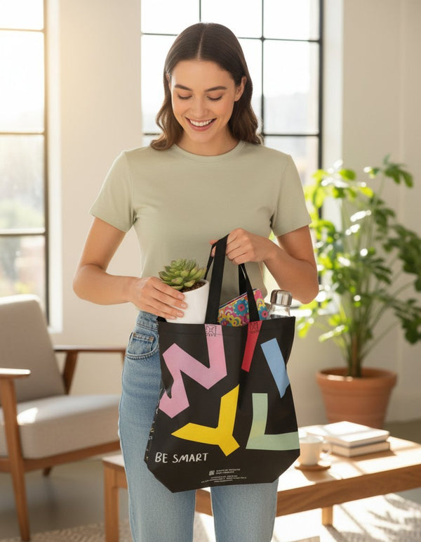 SHOPPER WILLY BE SMART BLACK