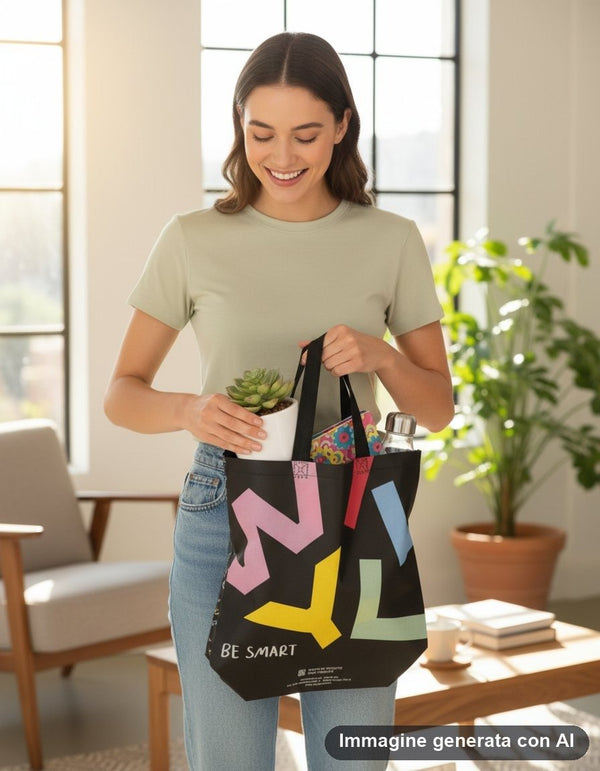 SHOPPER WILLY BE SMART BLACK