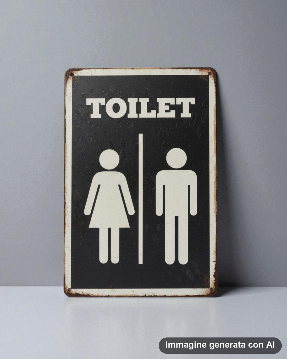 PLACCA TOILET