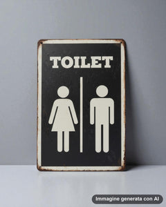 PLACCA TOILET