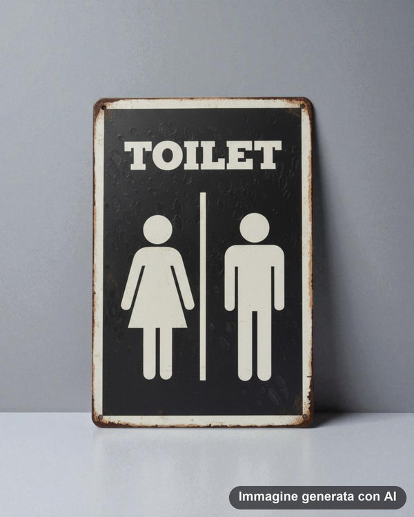 PLACCA TOILET